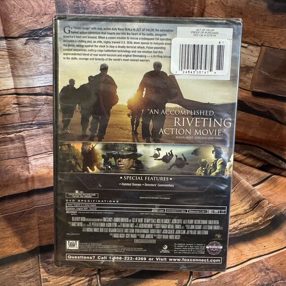 Act of Valor - DVD Movie Roselyn Sanchez Nestor Serrano Active Navy Seals - Picture 2 of 6